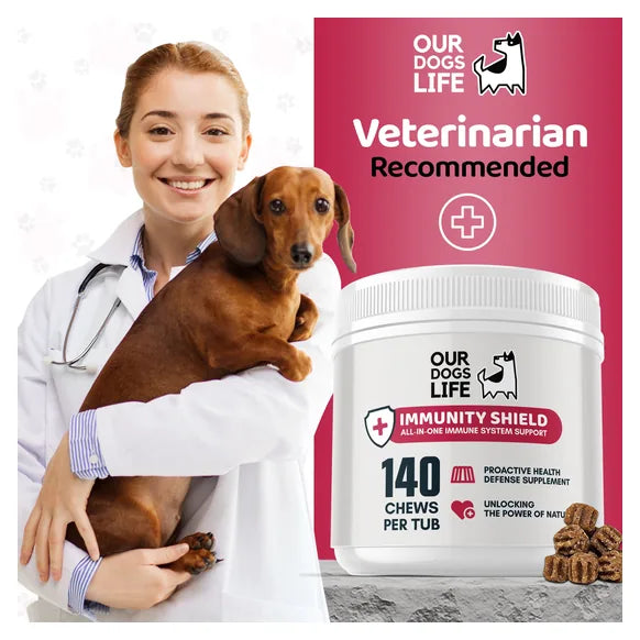 OurDogsLife Immunity Shield Chews (140 Chews Per Tub) โ product image 9 โ dog vitamins & wellness