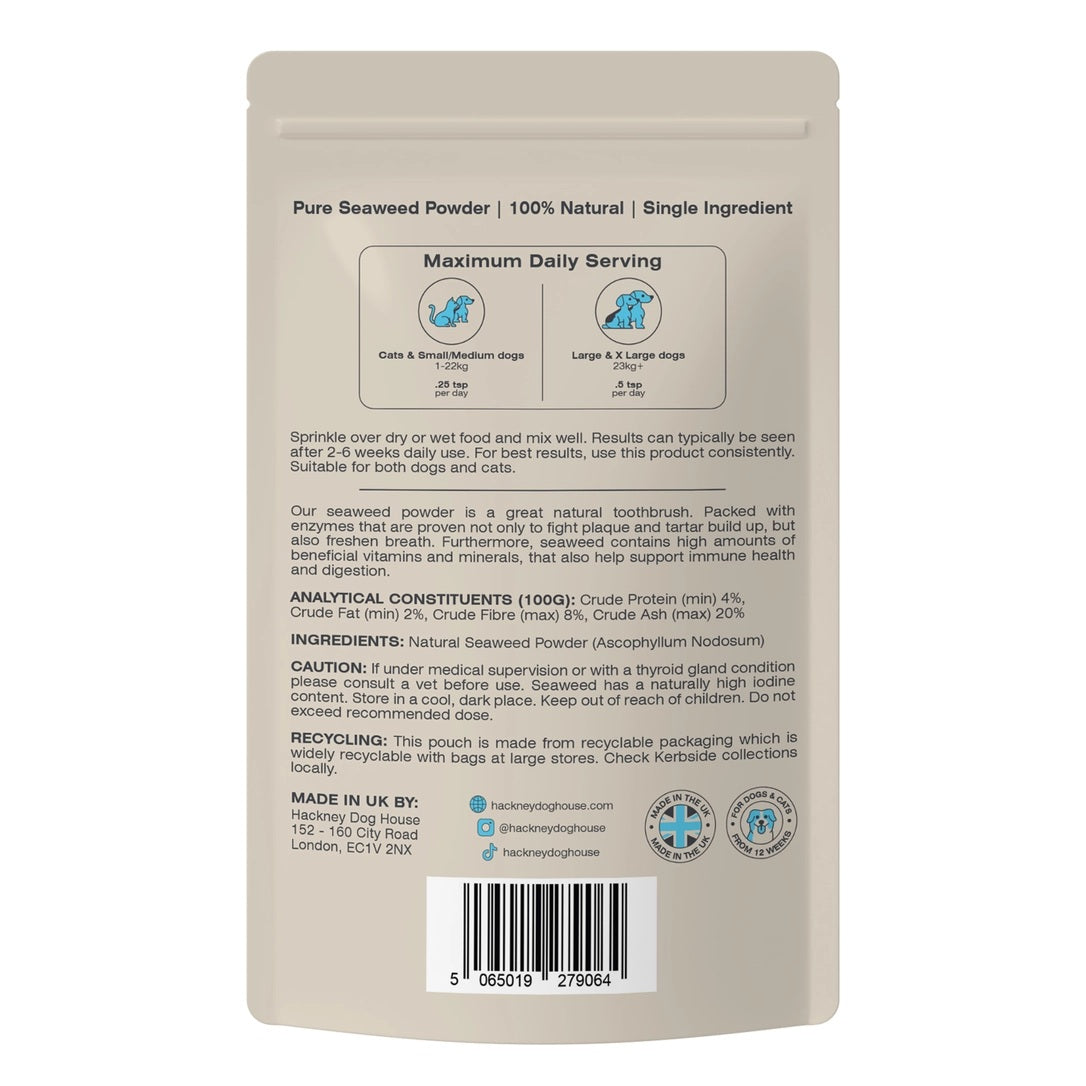 Hackney Dog House - Plaque Powder (150g)
