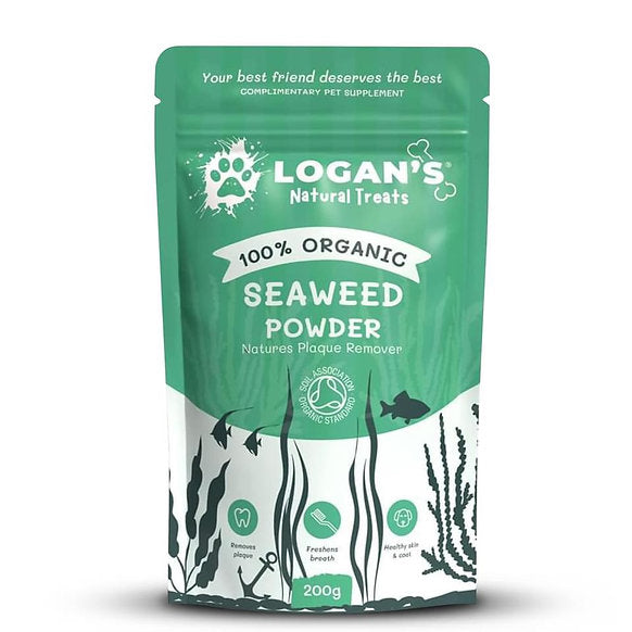 Logan's Organic Seaweed Powder - Pet Supplement - Dental Hygiene