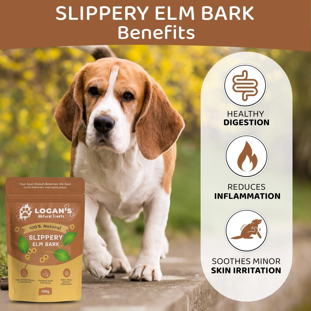 Logan's Natural Treats 100% Natural Slippery Elm Bark (100g)