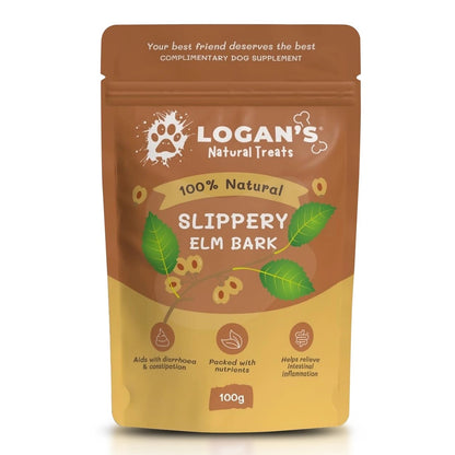 Logan's Natural Treats 100% Natural Slippery Elm Bark (100g)