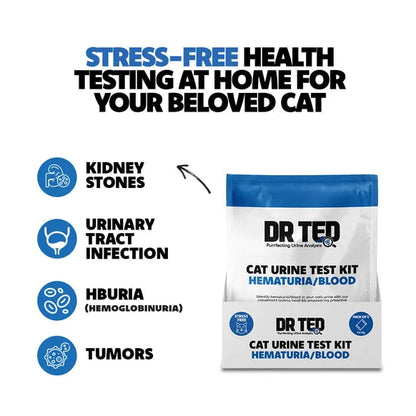 Dr Ted Cat Urine Test Kit Hematuria / Blood Detector – product image 4 – cat urine test kit