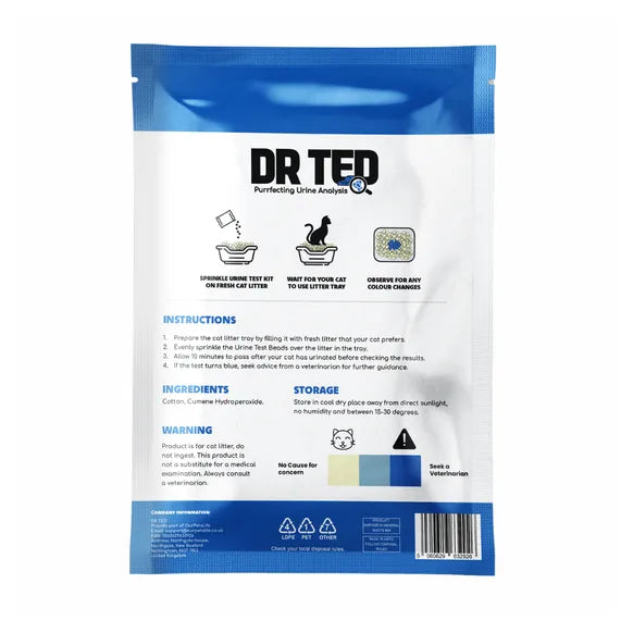 Dr Ted Cat Urine Test Kit Hematuria / Blood Detector – product image 7 – cat urine test kit