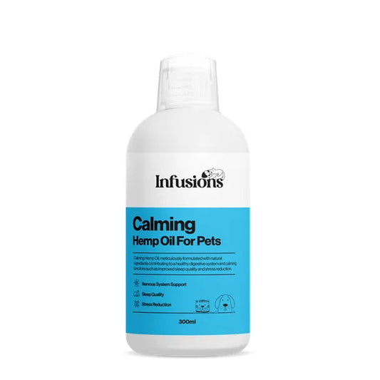 Infusions Calming Hemp Oil For Pets (300ml) – Default Title – pet calming supplement