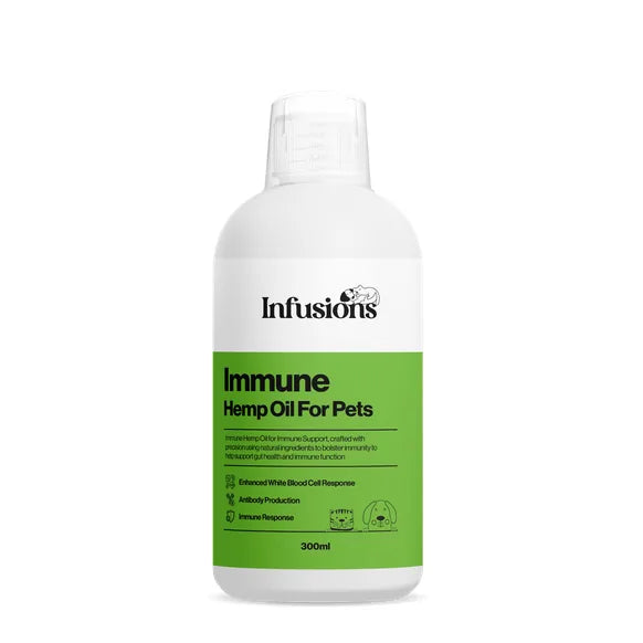 Infusions Immune Hemp Oil For Pets (300ml) – Default Title – pet daily wellness supplement