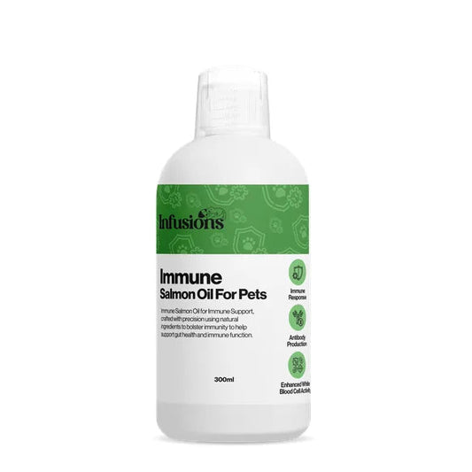 Infusions Immune Salmon Oil For Pets (300ml) – Default Title – pet daily wellness supplement