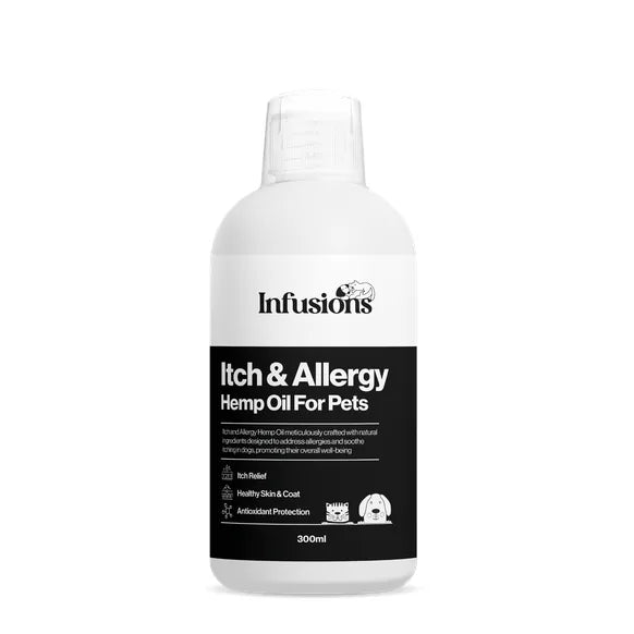 Infusions Itch & Allergy Hemp Oil For Pets (300ml) – Default Title – pet skin & coat supplement