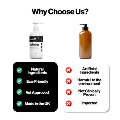 Infusions Itch & Allergy Salmon Oil For Pets (300ml) – product image 6 – pet skin & coat supplement