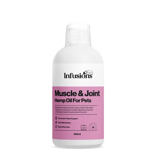 Infusions Muscle & Joint Hemp Oil For Pets (300ml) – Default Title – pet joint & mobility supplement