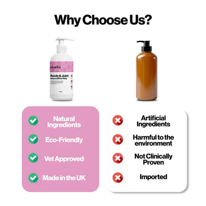 Infusions Muscle & Joint Salmon Oil For Pets (300ml) – product image 6 – pet joint & mobility supplement