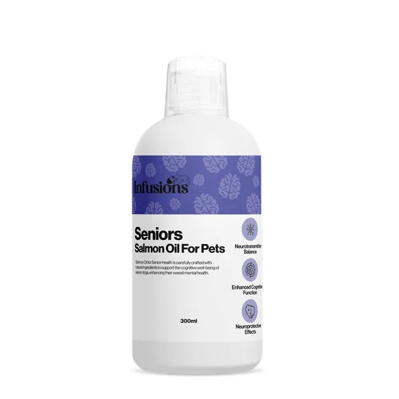 Infusions Seniors Salmon Oil For Pets (300ml) – Default Title – senior & cognitive pet supplement