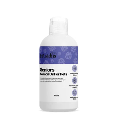 Infusions Seniors Salmon Oil For Pets (300ml) – Default Title – senior & cognitive pet supplement