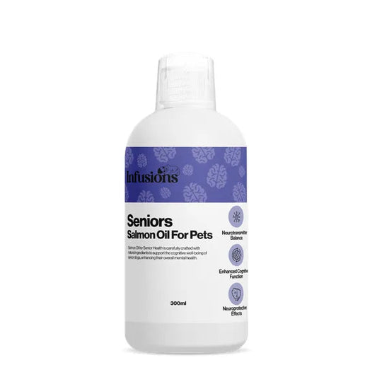 Infusions Seniors Salmon Oil For Pets (300ml) – Default Title – senior & cognitive pet supplement
