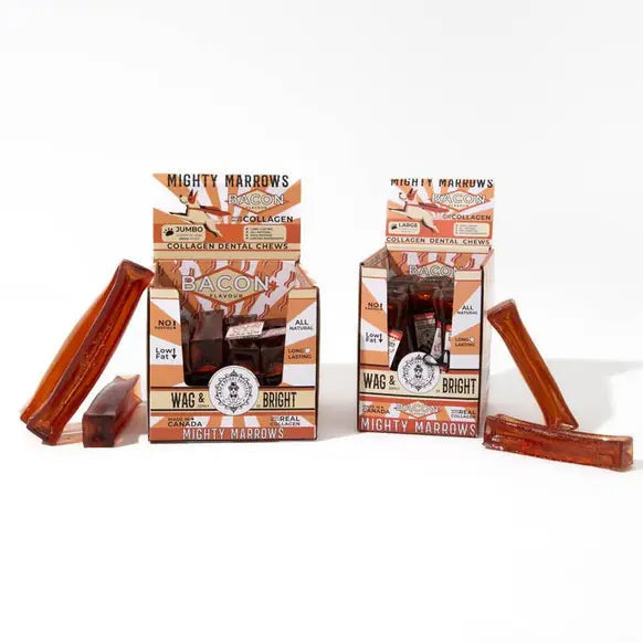 Mighty Marrows Bacon Collagen Dog Chew – Small 50g additional product information