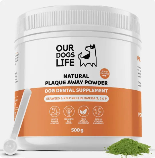 OurDogsLife Seaweed & Kelp Dental Powder for Dogs – 500g additional product information