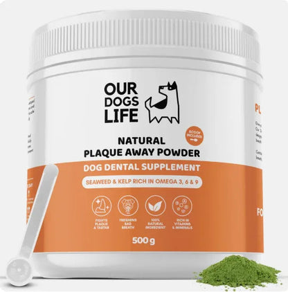OurDogsLife Seaweed & Kelp Dental Powder for Dogs – 500g additional product information