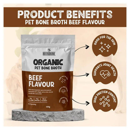 NutriBone Bone Broth For Pets Beef Flavour – product image 2 – dog bone broth