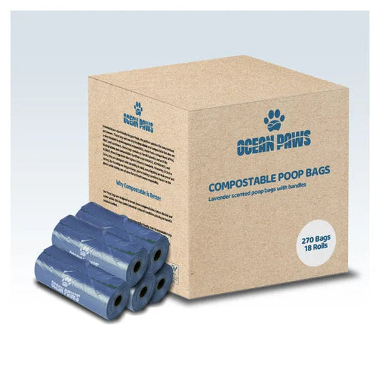 OceanPaws Compostable Dog Poo Bags 270 bags – Default Title – compostable dog waste bags