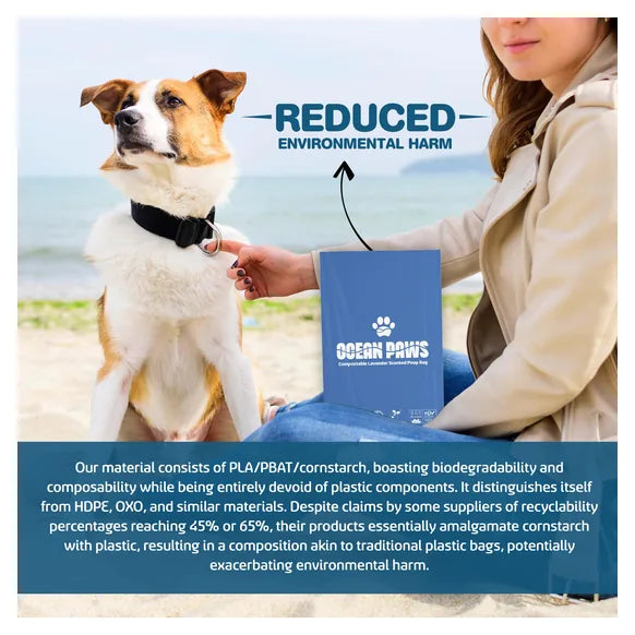 OceanPaws Compostable Dog Poo Bags 540 bags – product image 3 – compostable dog waste bags