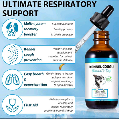 Oimmal Kennel Cough & Natural Respiratory Support for Dogs (60ml)