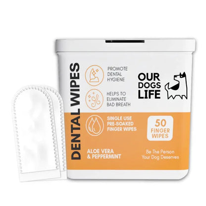 OurDogsLife Dental Cleaning Wipes for Dogs – Default Title – dog dental care