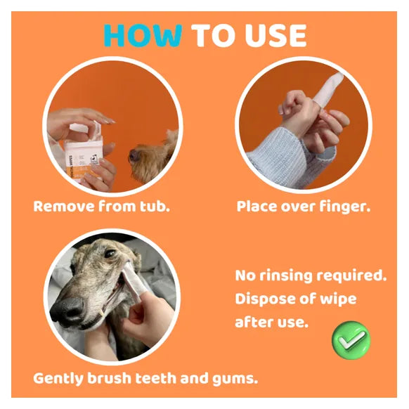 OurDogsLife Dental Cleaning Wipes for Dogs – product image 7 – dog dental care