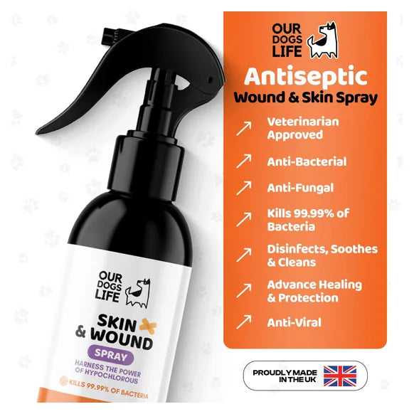 OurDogsLife Dog Antiseptic Spray (250ml) – product image 2 – dog skin & coat care