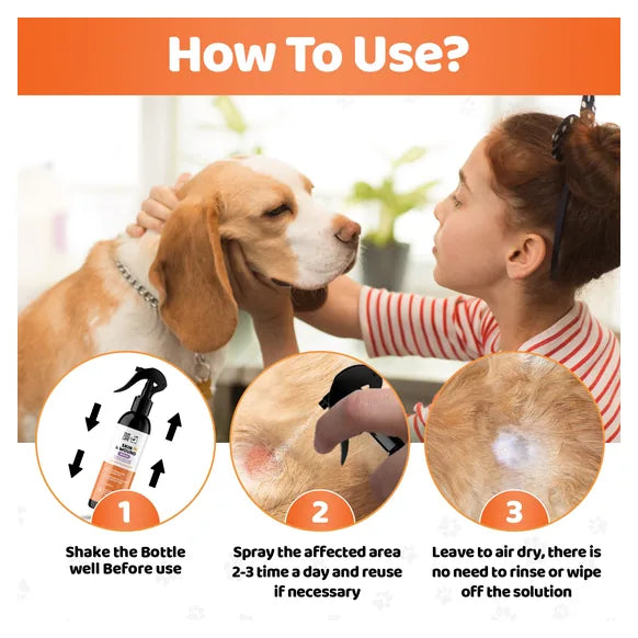 OurDogsLife Dog Antiseptic Spray (250ml) – product image 6 – dog skin & coat care