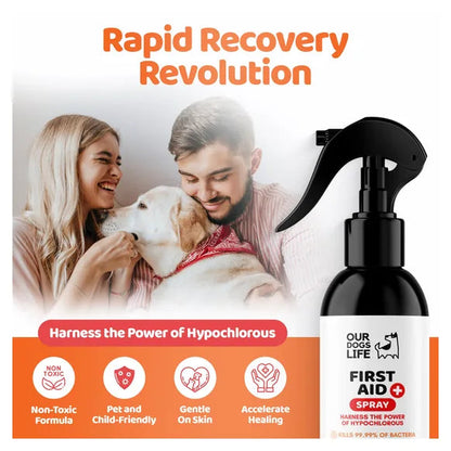 OurDogsLife Dog First Aid Kit Spray (250ml) – product image 3 – dog first aid & recovery