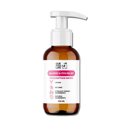 OurDogsLife Dog Itch & Allergy Relief (200ml) – Default Title – dog skin & coat care