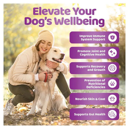 OurDogsLife Dog Multivitamin Chews (140 Chews Per Tub) – product image 5 – dog vitamins & wellness