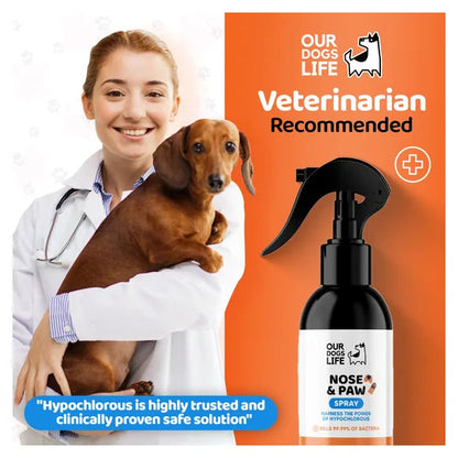 OurDogsLife Dog Paw & Nose Cleaner Spray (250ml) – product image 7 – dog cleaning & odour control