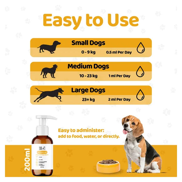 OurDogsLife Dog Recovery Supplement Drops (200ml) – product image 7 – dog first aid & recovery