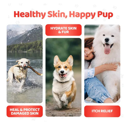 OurDogsLife Dog Skin and Coat Supplement (140 Chews Per Tub) – product image 9 – dog skin & coat care