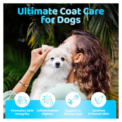 OurDogsLife Dog Skin & Coat Supplement (200ml) – product image 6 – dog skin & coat care