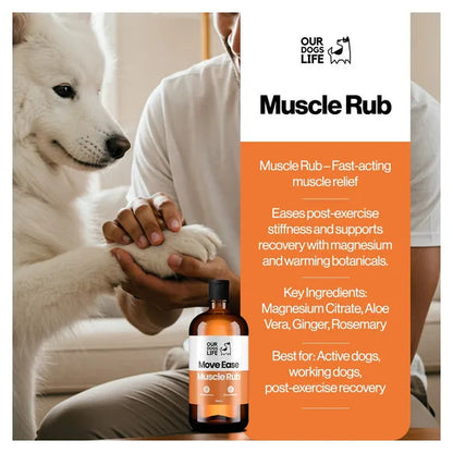 OurDogsLife Epsom Salt Gel MoveEase Muscle Rub – product image 4 – dog joint & mobility care