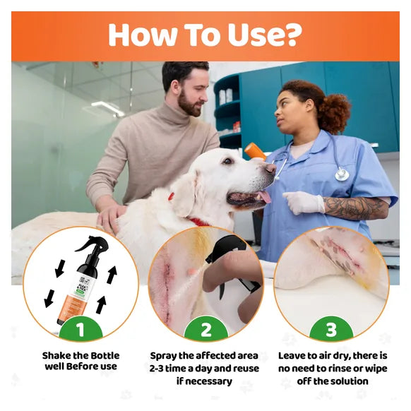 OurDogsLife Flea & Tick Treatment Spray for Dogs (250ml) – product image 6 – dog skin & coat care
