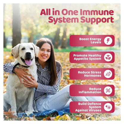 OurDogsLife Immunity Shield Chews (140 Chews Per Tub) – product image 5 – dog vitamins & wellness