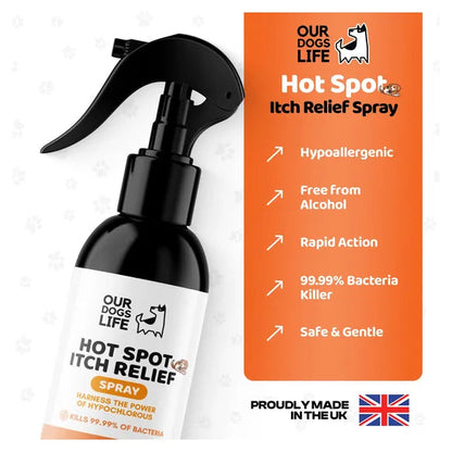 OurDogsLife Itch Spray for Dogs (250ml) – product image 2 – dog skin & coat care