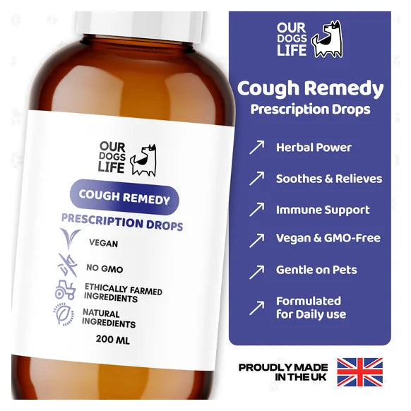 OurDogsLife Kennel Cough Treatment for Dogs (200ml) – product image 3 – dog first aid & recovery