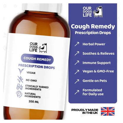 OurDogsLife Kennel Cough Treatment for Dogs (200ml) – product image 3 – dog first aid & recovery