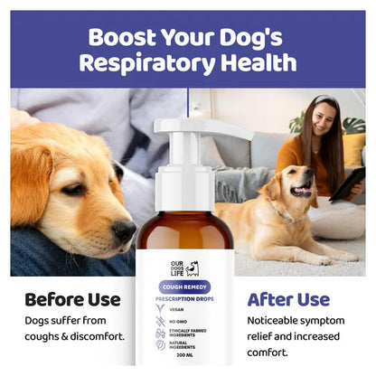 OurDogsLife Kennel Cough Treatment for Dogs (200ml) – product image 4 – dog first aid & recovery