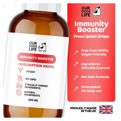 OurDogsLife Liquid Multivitamin Drops for Dogs (200ml) – product image 3 – dog vitamins & wellness