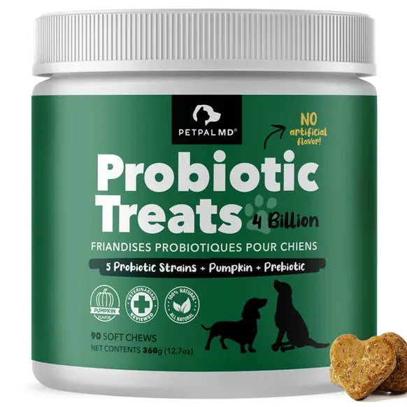 Petpal Probiotic 4 Billion digestive soft chews for dogs 227g