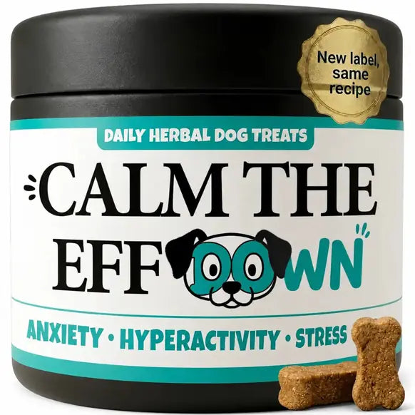 Pets Calm Down Calm The Eff Down dog treats – 135 treat pack
