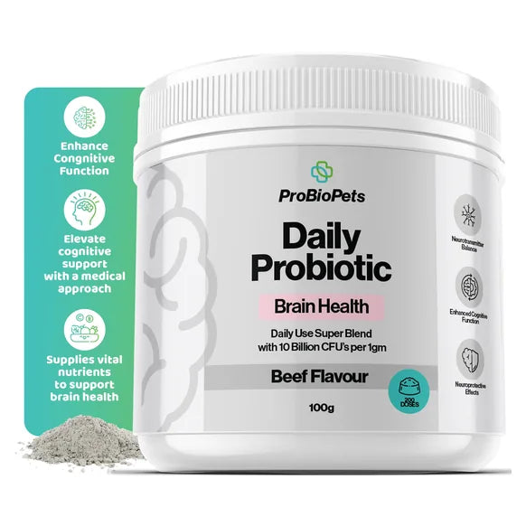 ProBioPets Brain Health Probiotic For Pets – product image 2 – senior & cognitive pet supplement