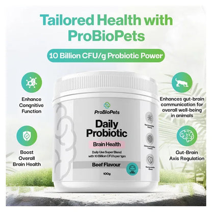 ProBioPets Brain Health Probiotic For Pets – product image 3 – senior & cognitive pet supplement