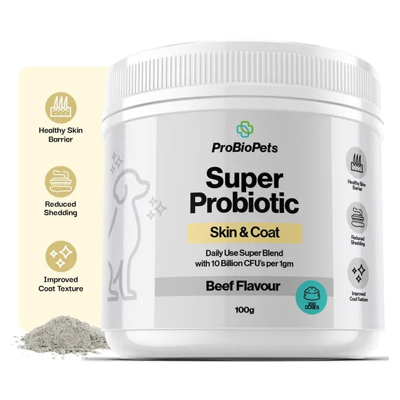ProBioPets Skin & Coat Probiotic For Pets – product image 2 – pet skin & coat supplement