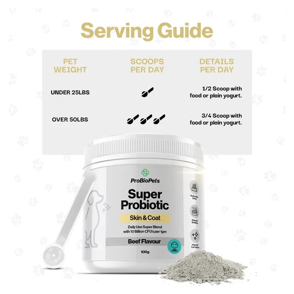 ProBioPets Skin & Coat Probiotic For Pets – product image 5 – pet skin & coat supplement