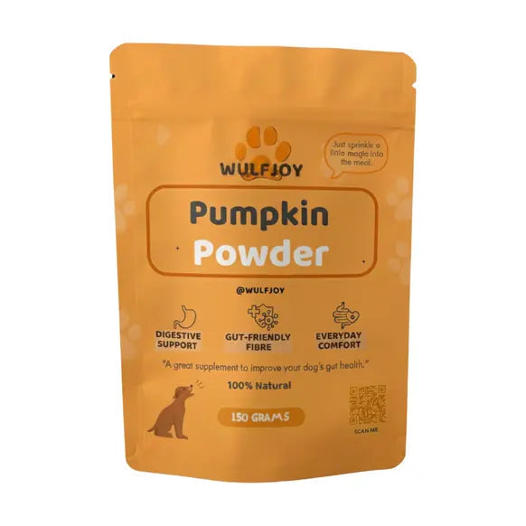 WulfJoy pure pumpkin powder for dogs 150g